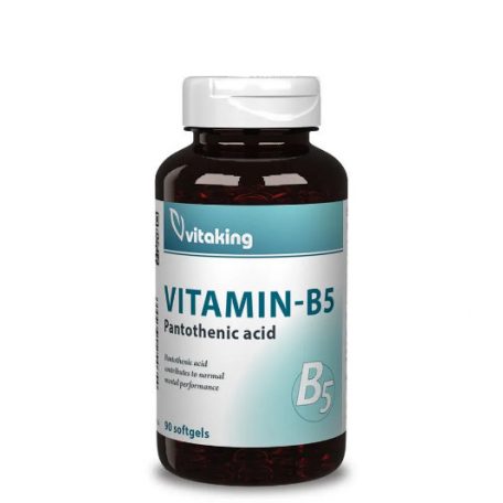 Vitaking B5 Vitamin Pantoténsav 200 mg 90db