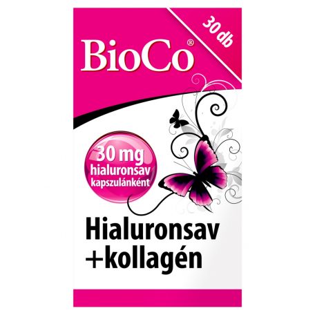 BioCo Hialuronsav+Kollagén lágyzselatin kapszula 30 x 1,17 g (35,1 g)