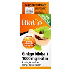   BioCo Ginkgo biloba+Lecitin Megapack lágyzselatin kapszula 90 x 1,77 g (159,3 g)