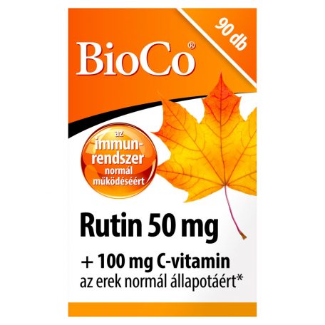 BioCo Rutin 50 mg + 100 mg C-vitamin tabletta 90db