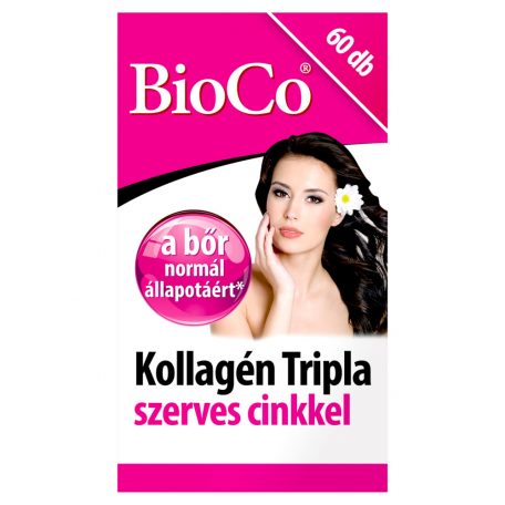 BioCo Kollagén Tripla szerves cinkkel tabletta 60 x 0,55 g (33 g)