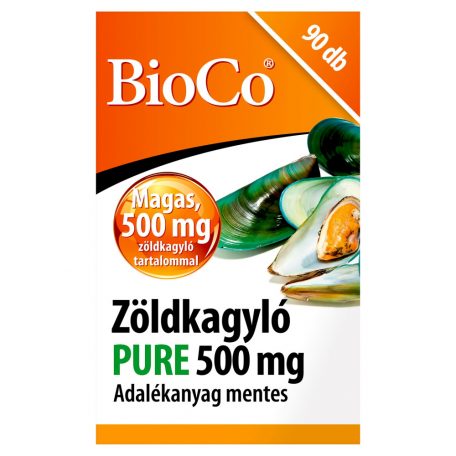 BioCo Zöldkagyló Pure 500 mg kapszula 90db