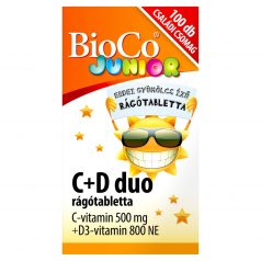 BioCo Junior C+D duo rágótabletta 100db
