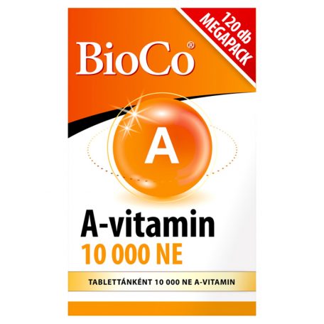 BioCo A-vitamin 10 000 NE étrend-kiegészítő tabletta 120db