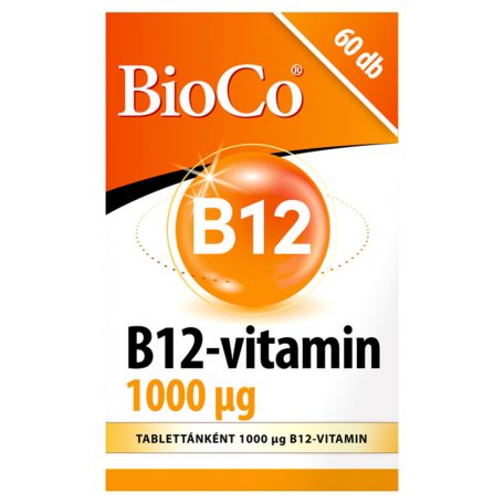 BioCo B12-vitamin 1000 µg étrend-kiegészítő tabletta 60db