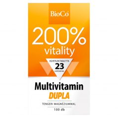   BioCo 200% Vitality Multivitamin Dupla étrend-kiegészítő filmtabletta 100db