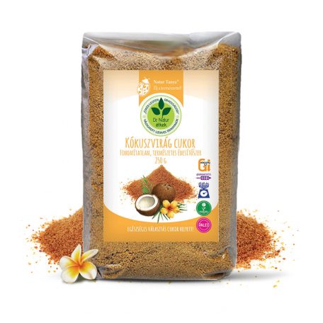 Natur Tanya® Kókuszvirág cukor. Finomítatlan, természetes édesítő. Egészséges cukorhelyettesítő! 250g