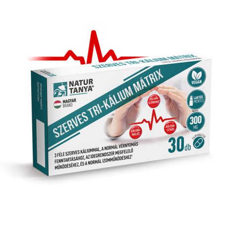 Natur Tanya® Szerves TRI-KÁLIUM MÁTRIX. 3 féle szerves káliummal 30db