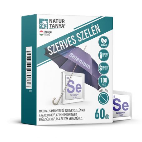 Natur Tanya® SZERVES SZELÉN – Jól hasznosuló, maximális mennyiségű organikus L-szelenometionin forma 