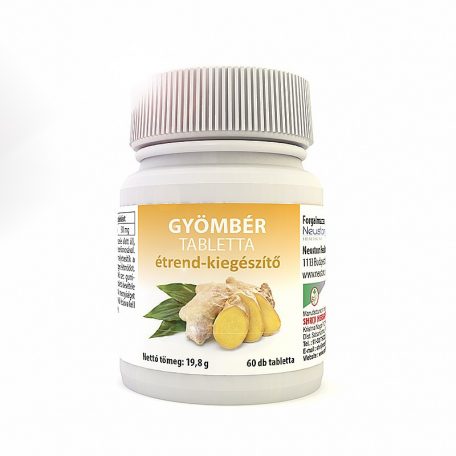 Neuston Gyömbér tabletta 300mg 60db