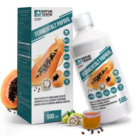 Natur Tanya® fermentált Papaya koncentrátum - Saccharomyces boulardii probiotikus élesztőgomba fermentációval 