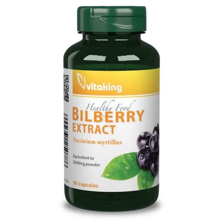 Vitaking Fekete Áfonya Bilberry Fruit 90db