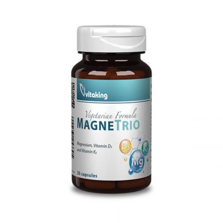 Vitaking Magne Trio Mg+K2+D3 Vitamin (30) Caps.