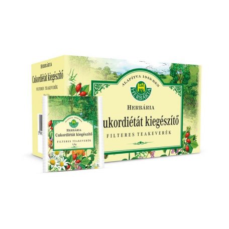 Herbária Cukordiétát Kiegészítő Tea Filteres 20db