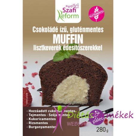 Szafi Reform Étcsokoládé ízű muffin keverék 280g 