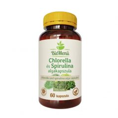 BioMenü  Bio Chlorella és Spirulina alga kapszula 60db