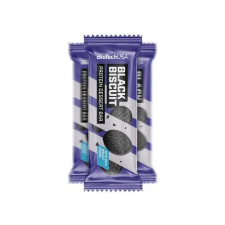 Biotech Protein Dessert Bar 50g Black Biscuit