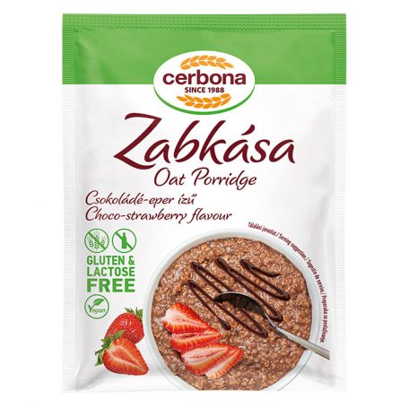 Cerbona Glutén/Laktózmentes Zabkása csoki-eper