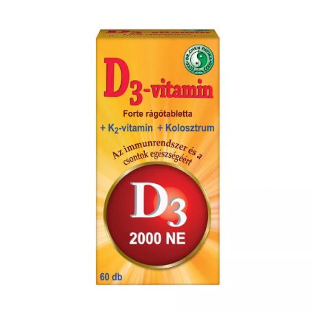 Dr.Chen D3-Vitamin Forte rágótabletta 60db