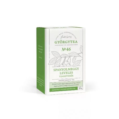 Györgytea Spanyolmeggy leveles teakeverék (Inkontinencia tea) 50g/kb.17adag [46]
