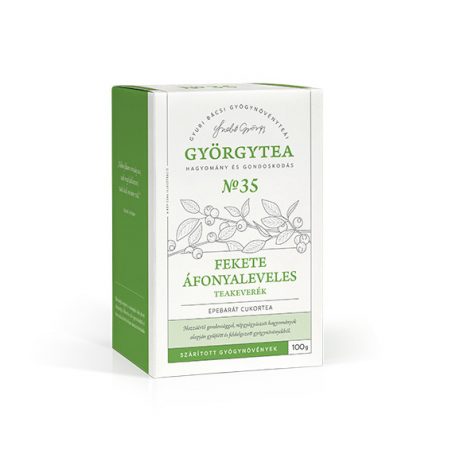 Györgytea Fekete Áfonyaleveles teakeverék 100g [35]