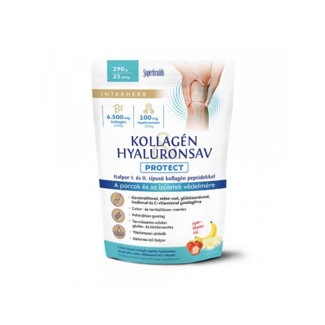 Interherb Kollagén&Hyaluronsav Porcépítő italpor PROTECT 290g