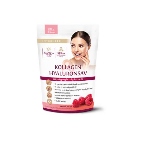 Interherb Kollagén&Hyaluronsav italpor Vadmálna ízű 403g