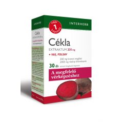 Interherb NAPI1 Cékla Extraktum 200mg 30 db