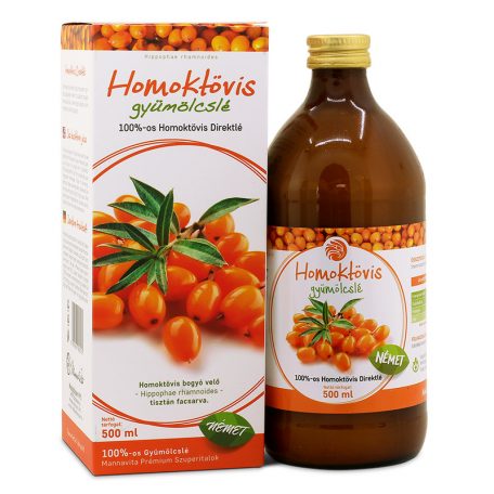 Mannavita Homoktövis gyümölcslé 100%-os 500 ml