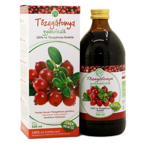 Mannavita Tőzegáfonya 100% 500ml