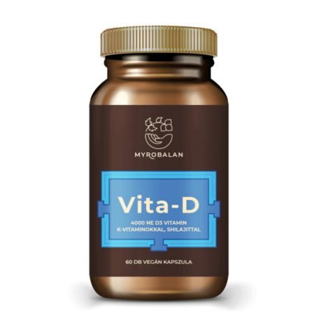 Myrobalan Vita-D 60db D3 vitamin K1+K2 vitaminokkal és shilajittal