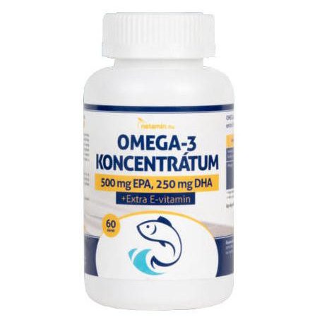 Netamin Omega-3 koncentrátum extra E-vitaminnal 60db