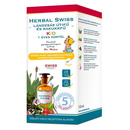 Simply You Herbal Swiss Kid Medical szirup 1éves kortól 300ml
