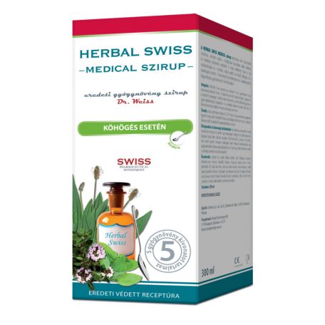 Simply You Herbal Swiss Medical szirup köhögés esetén 150ml