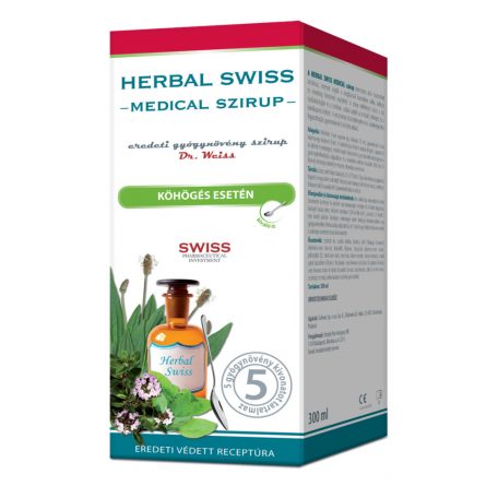 Simply You Herbal Swiss Medical szirup köhögés esetén 300ml