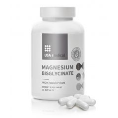   USA medical Magnézium biszglicinát kapszula MAGNESIUM BISGLYCINATE – 60 db