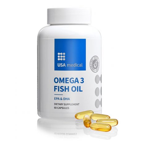 USA medical Omega 3 halolaj kapszula 60db