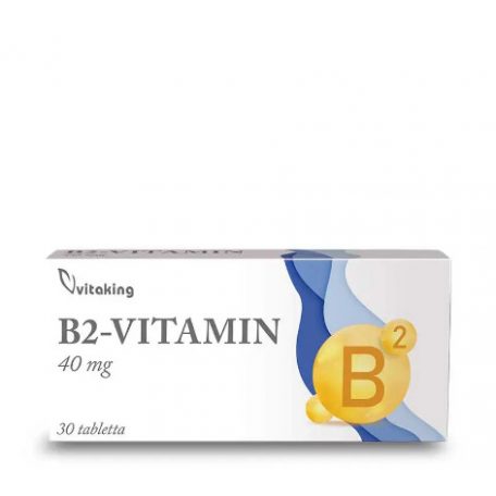 Vitaking B2 Vitamin Riboflavin 40mg 30db