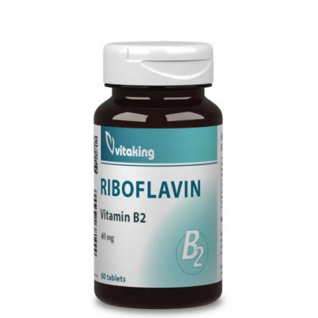 Vitaking B2 Vitamin Riboflavin 40mg 60db